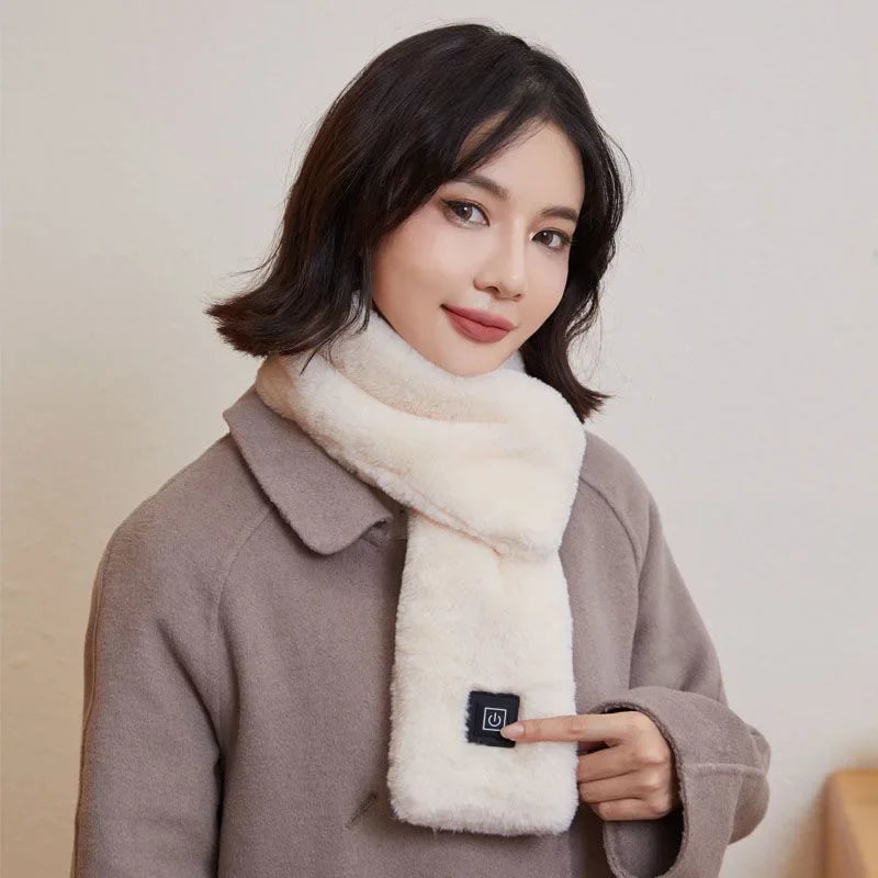 3 Gear Heating Outdoor Warm Electric Heating Scarf Heating Pads USB Heater Thermal Shawl Neck Brace Warm Bib for Women Men