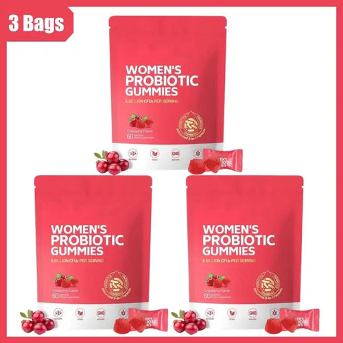 Cranberry Probiotic Gummies for Women – Gut & Urinary Support