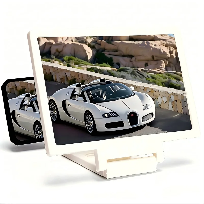 New 3D HD Mobile Phone Screen Amplifier Video Magnifier Stand Enlarged Screen Holder for Movie Watching