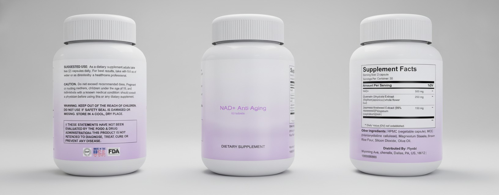 NAD Anti Aging 60 Caps image 4